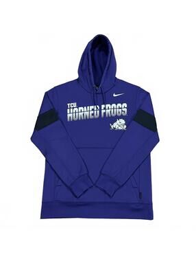 TCU Horned Frogs Nike Dri-Fit Mens Purple Hoodie Size Medium